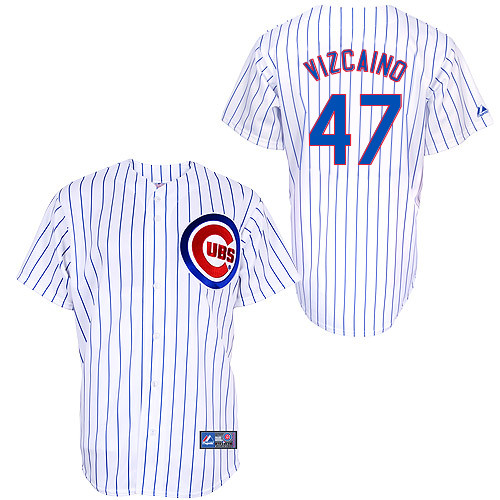 Arodys Vizcaino #47 Youth Baseball Jersey-Chicago Cubs Authentic Home White Cool Base MLB Jersey